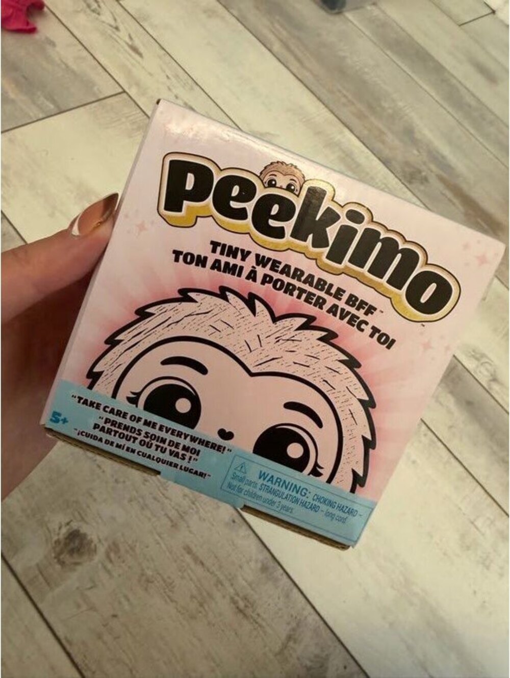 Spin Master Peekimo Purple Tiny Wearable BFF Toy New